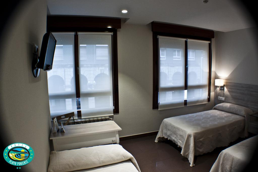 Hotel Playa Poniente Хихон Экстерьер фото